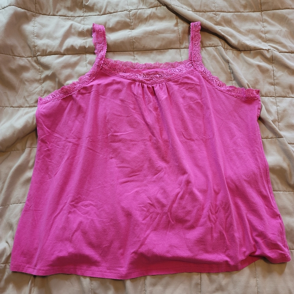 Y2K Style Lane Bryant Pink Cami